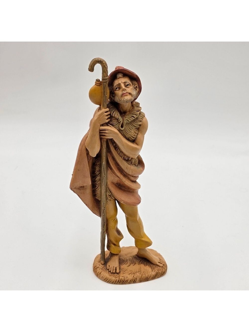Vintage 80's Depose Italy Heirloom Nativity Figure 341 Shepherd Samuel